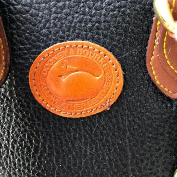 DOONEY & BOURKE Vintage 90's Leather Handbag - Picture 2 of 8